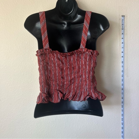 AE Striped Ruffle Top - Picture 4 of 5